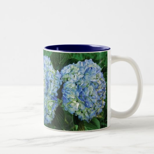 Hydrangea Tweekleurige Koffiemok (Rechts)