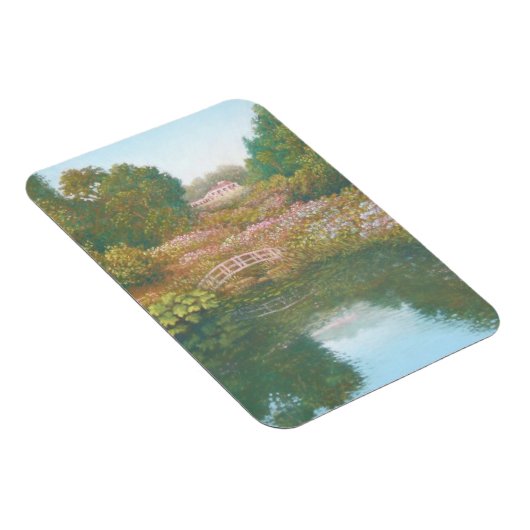 Hydrangea Valley, Trebah Cornwall Fotomagneet Magneet (Rechterzijde)