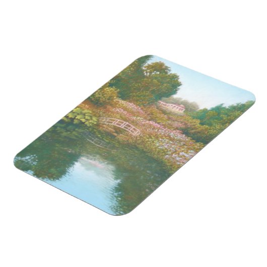 Hydrangea Valley, Trebah Cornwall Fotomagneet Magneet (Linkerzijde)