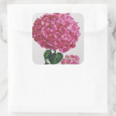 Hydrangea Vierkante Sticker (Tas)