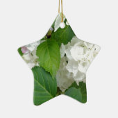 Hydrangea Vloergroene witte Natuur TuinPlanten Keramisch Ornament (Rechts)