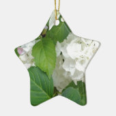 Hydrangea Vloergroene witte Natuur TuinPlanten Keramisch Ornament (Links)