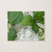 Hydrangea Vloergroene witte Natuur TuinPlanten Legpuzzel (Horizontaal)