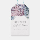 Hydrangea Vrijgezellenfeest Dank u Label Cadeaulabel (Voorkant)