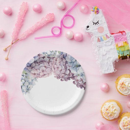 Hydrangea Vrijgezellenfeest Papier Borden Papieren Bordje (Feest)