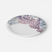 Hydrangea Vrijgezellenfeest Papier Borden Papieren Bordje (Gekanteld)