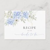 Hydrangea Vrijgezellenfeest Recept Aanvraag Informatiekaartje (Voorkant)