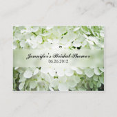 Hydrangea Vrijgezellenfeest Registry Kaarten (Achterkant)