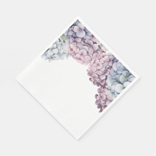 Hydrangea Vrijgezellenfeest servet (Hoek)