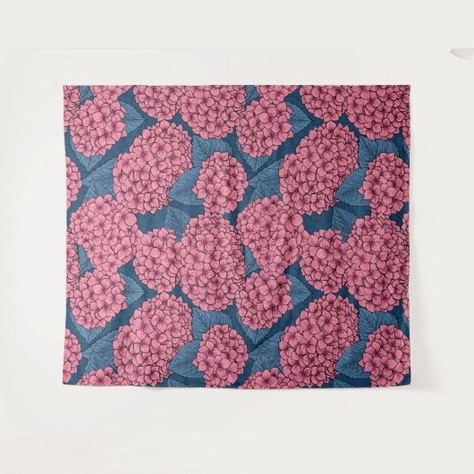 Hydrangea Wandkleed (Voorkant (horizontaal))