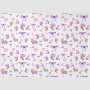 Hydrangea Watercolor Serie Ontwerp 10 Tissuepapier