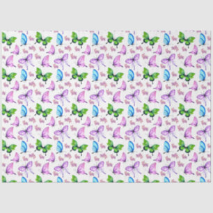 Hydrangea Watercolor Serie Ontwerp 5 Tissuepapier