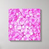 Hydrangea-waterverf Canvas Afdruk (Voorkant)