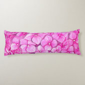 Hydrangea-waterverf Lichaamskussen (Achterkant)