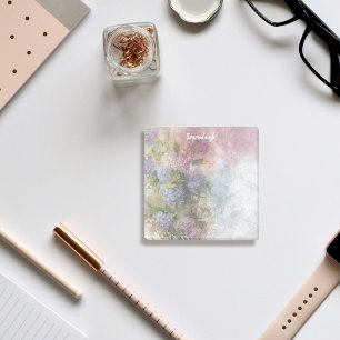 Hydrangea Waterverf Mix Monogram Post-it® Notes