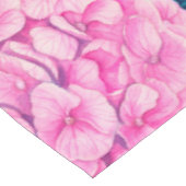 Hydrangea waterverf patroon, roze en blauw tafelkleed (Gekanteld)