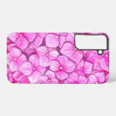 Hydrangea-waterverf Samsung Galaxy Hoesje (Achterkant horizontaal)