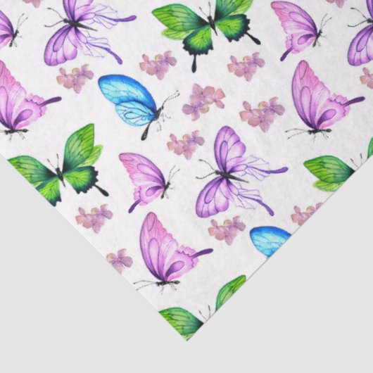 Hydrangea Waterverf Series Design 5 Tissuepapier (Detail)