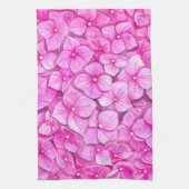 Hydrangea-waterverf Theedoek (Verticaal)