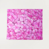 Hydrangea-waterverf Wandkleed (Voorkant (horizontaal))