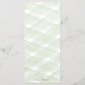 Hydrangea Wedding Menus  Menu (Achterkant)