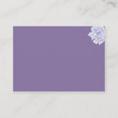 Hydrangea Wedding Reception Informatiekaartje (Achterkant)