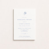 HYDRANGEA Wedding Rehearsal Dinner Aankondiging