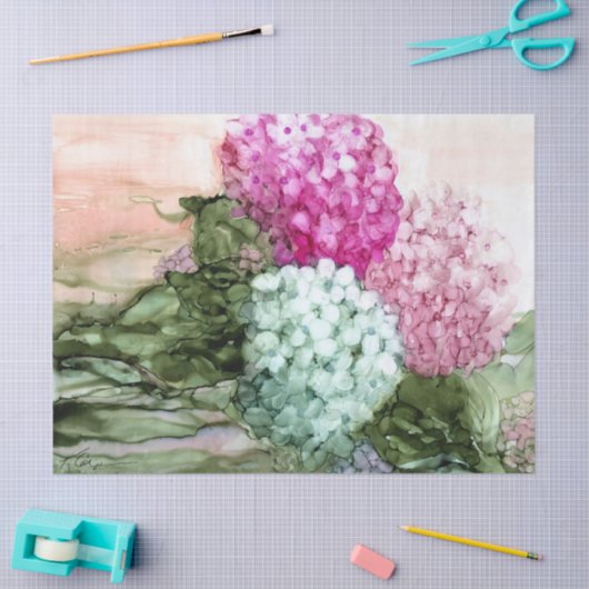 Hydrangea Weefselpapier Tissuepapier (Craft)