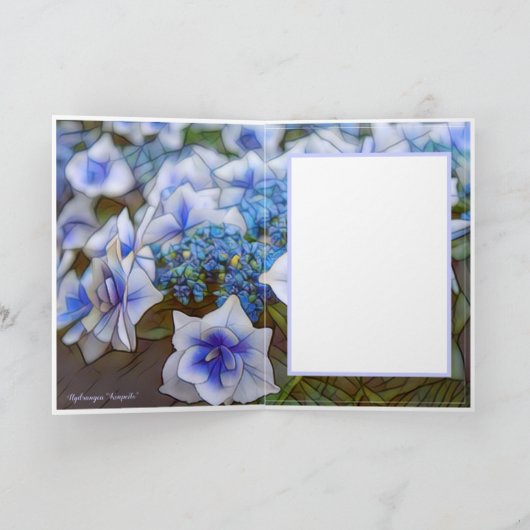 Hydrangea [Wenskaart] カ ー ド Kaart (Binnen)