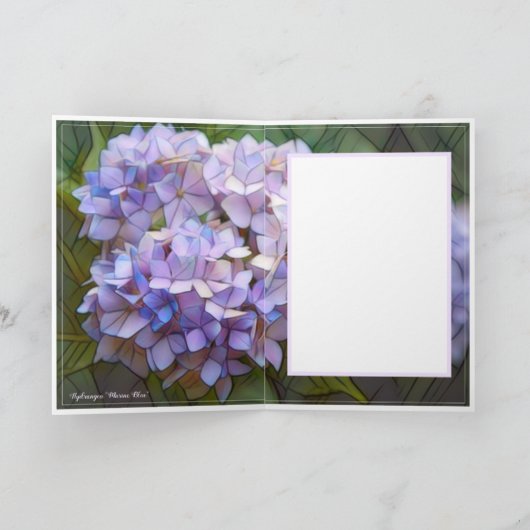 Hydrangea [Wenskaart] カ ー ド Kaart (Binnen)