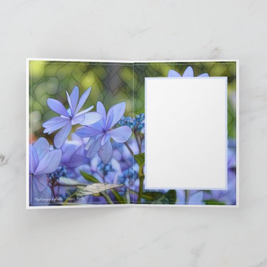 Hydrangea [Wenskaart] カ ー ド Kaart (Binnen)