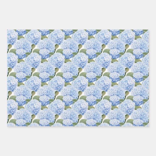 Hydrangea Whimsy Set 3 Inpakpapier Vel (Voorkant)