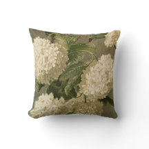  hydrangea, witte groen en grijze Floral