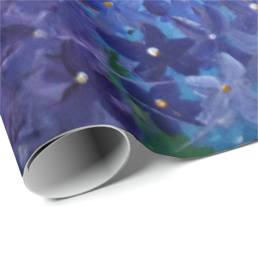 Hydrangea Wrapping Paper - Uniek ontwerp Cadeaupapier (Rol Hoek)