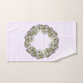 Hydrangea Wreath Bad Handdoek (Handdoek)