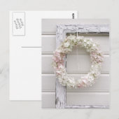Hydrangea Wreath Briefkaart (Voorkant / Achterkant)