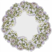 Hydrangea Wreath Sticker (Voorkant)