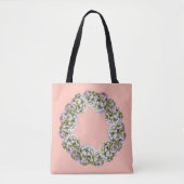 Hydrangea Wreath Tote Bag (Voorkant)