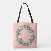 Hydrangea Wreath Tote Bag (Achterkant)
