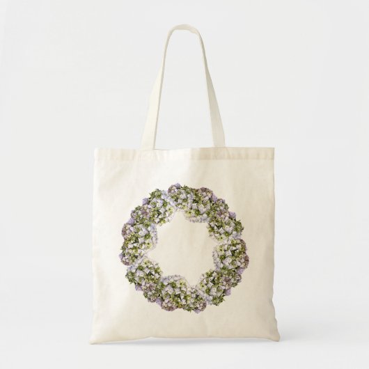 Hydrangea Wreath Tote Bag (Voorkant)