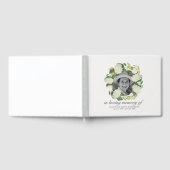Hydrangea Wreatorial Memorial Funeral Guest Book Gastenboek (Volledig)