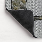 Hydrangeabloemen met initiaal C monogram Muismat (Hoek)