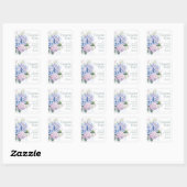 Hydrangeas 100th Birthday Party Vierkante Sticker (Vel)
