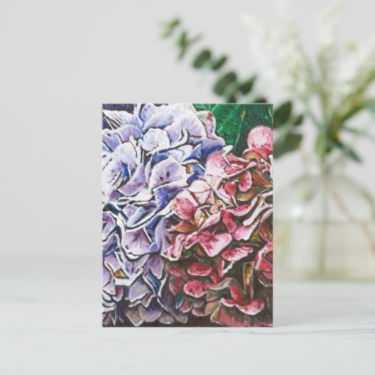 Hydrangeas 2010 briefkaart (Staand voorkant)