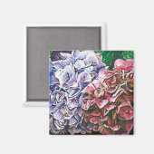 Hydrangeas 2010 magneet (Voorkant / Achterkant)
