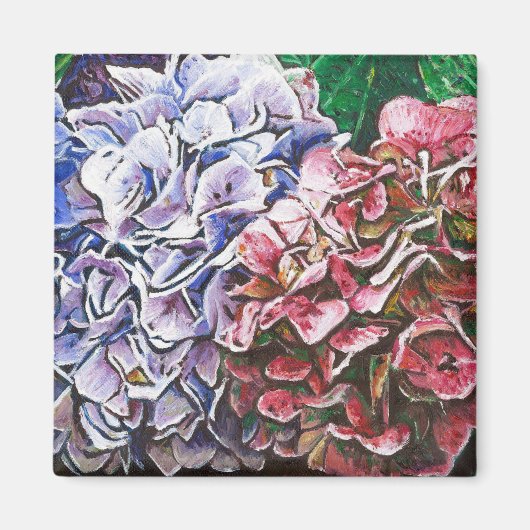 Hydrangeas 2010 magneet (Voorkant)