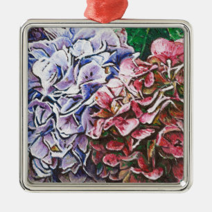 Hydrangeas 2010 metalen ornament
