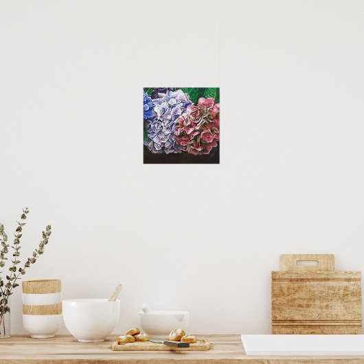 Hydrangeas 2010 poster (Keuken)
