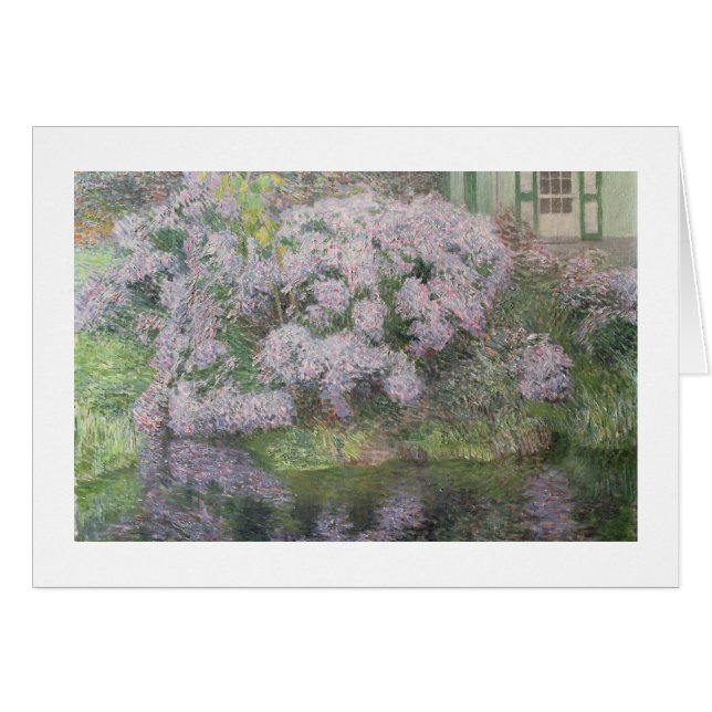 Hydrangeas aan de oevers van de Lys, 1898 (olie) (Voorkant Horizontaal)