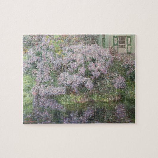 Hydrangeas aan de oevers van de Lys, 1898 (olie) Legpuzzel (Horizontaal)